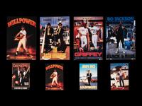 A Group of 34 1990s Costacos Brothers Mini Posters and Postcards (Including Michael Jordan, Bo Jackson and The Bash Brothers),