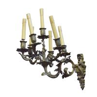 A Bronze Wall Sconce 12" W x 16" D x 18" H — Argentina, Circa 1900
