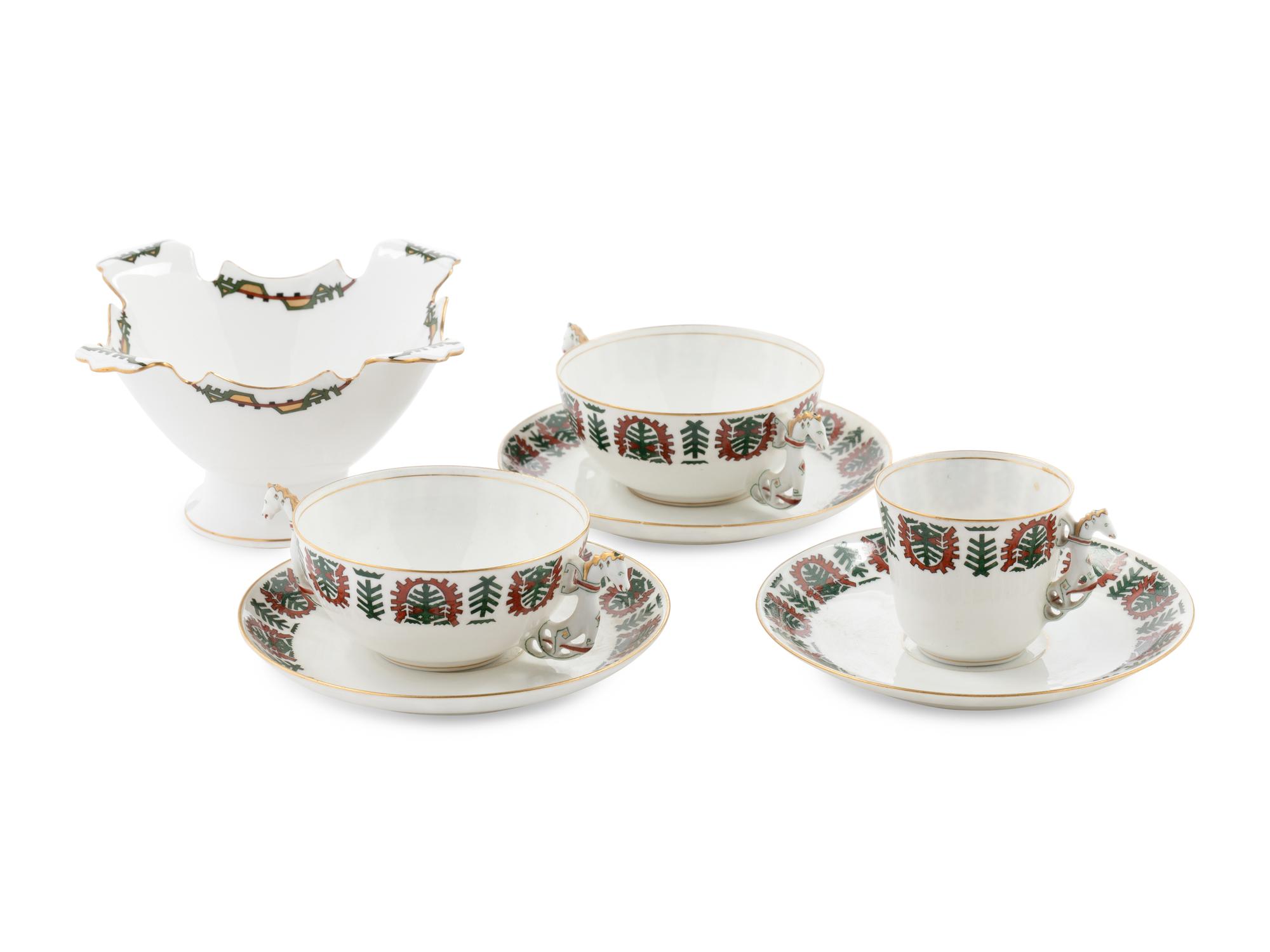 A Collection of Kornilov Bros. Porcelain Table Articles