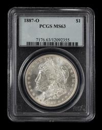 A United States 1887-O Morgan Silver Dollar Coin