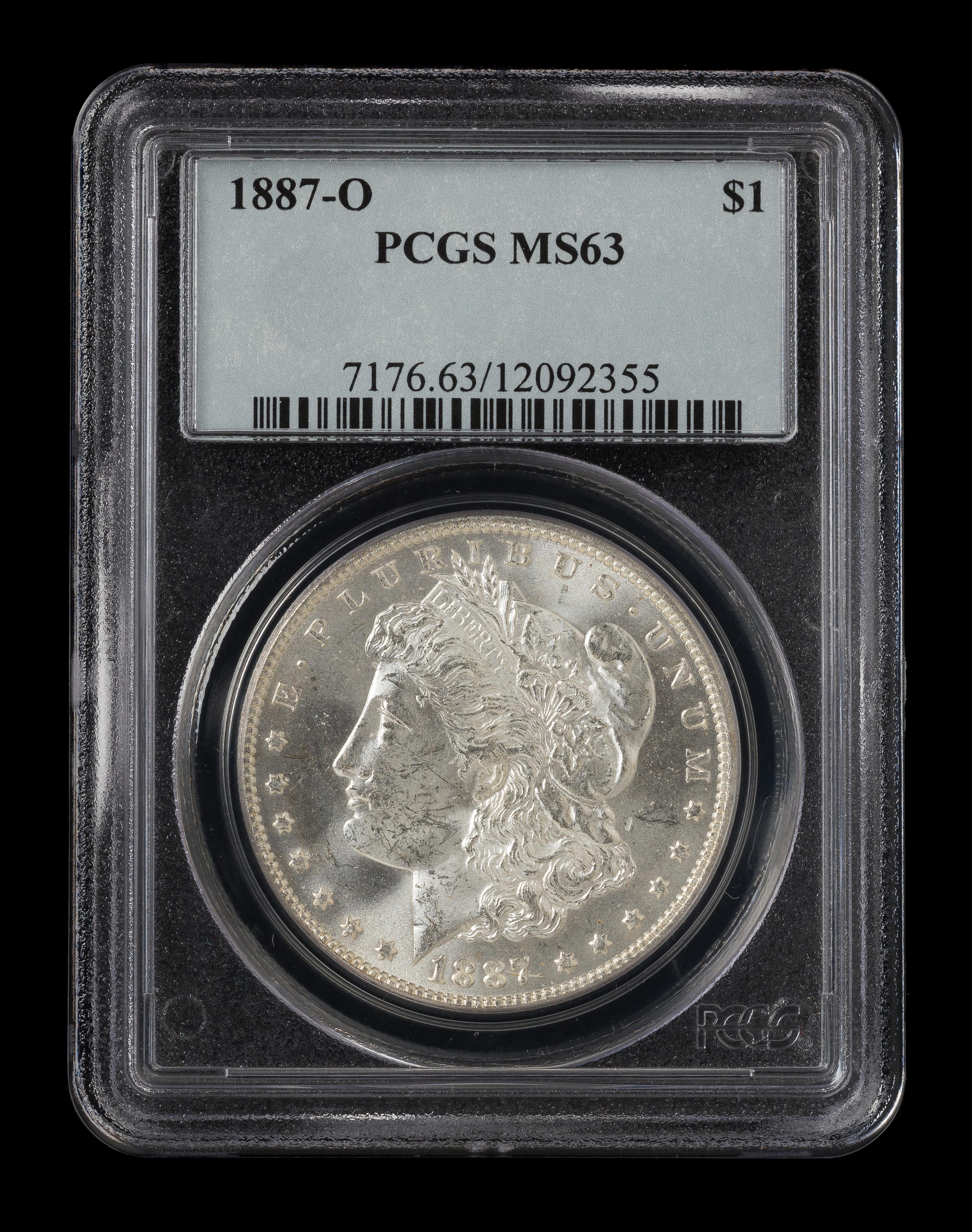 A United States 1887-O Morgan Silver Dollar Coin