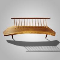Conoid bench, 1982 with two butterfly joints