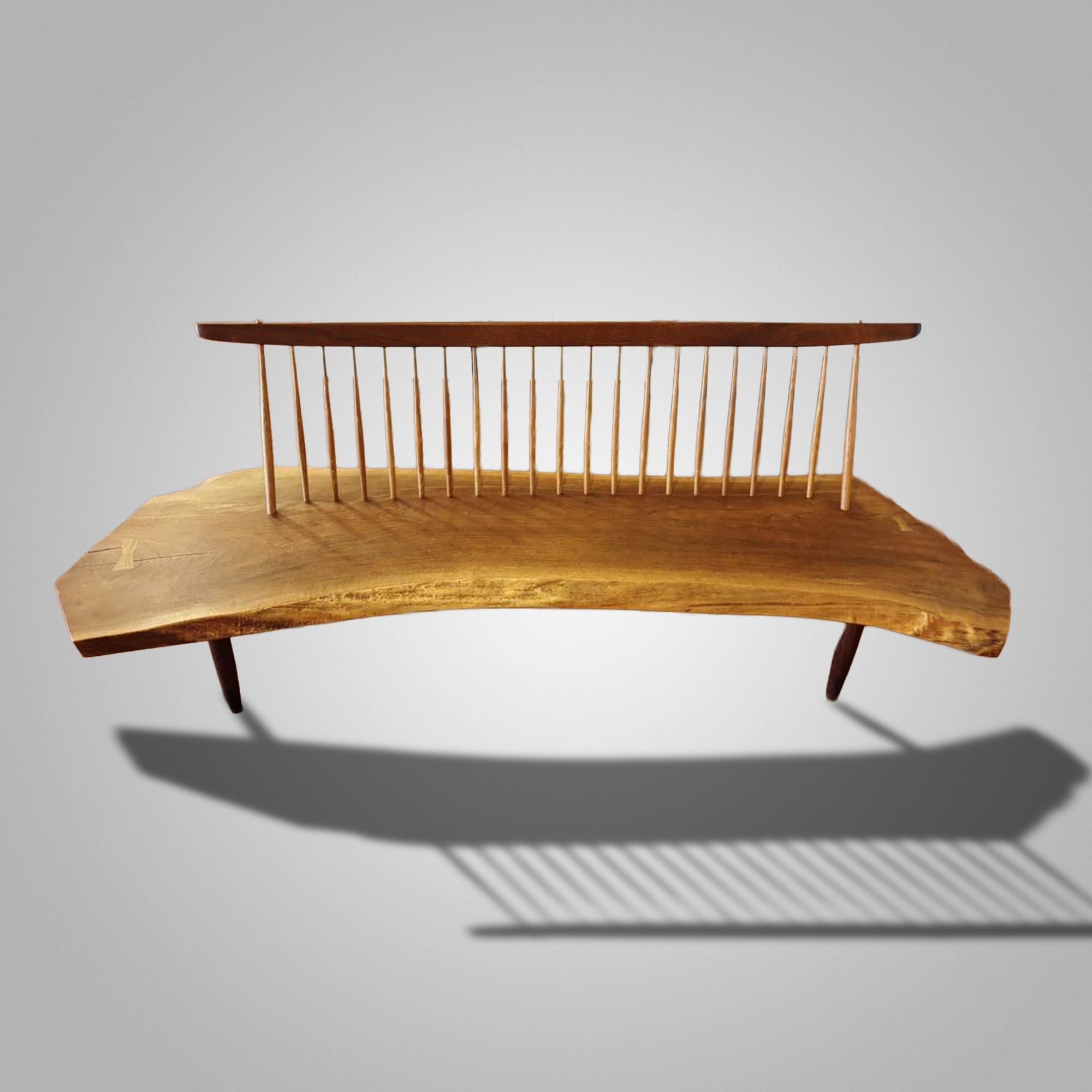 Conoid bench, 1982 with two butterfly joints
