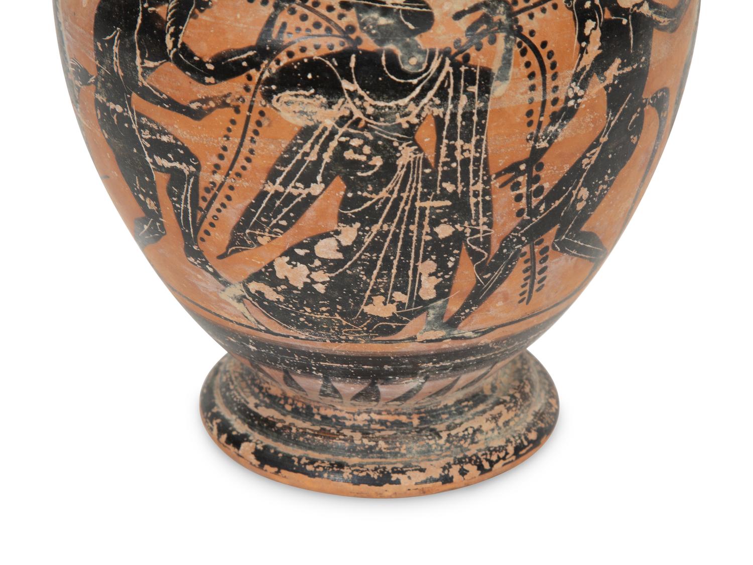 An Attic Black-Figured Column Krater