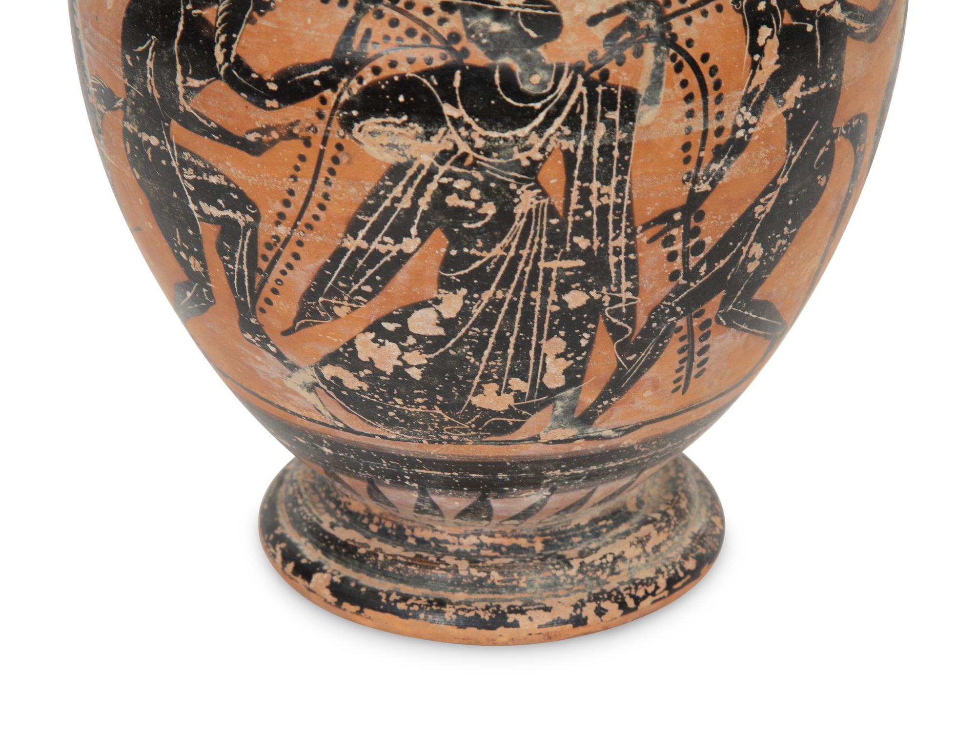An Attic Black-Figured Column Krater