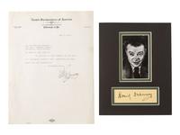 [SOCIAL REFORMERS]. Autographs from labor advocates and other social reformers, comprising: