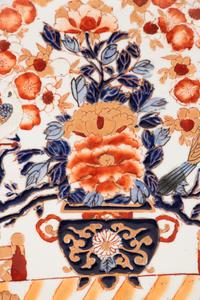 A Japanese Enameled Porcelain Charger
