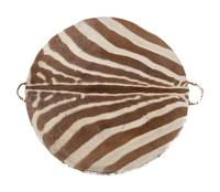 A Taxidermy Zebra Hide and Zebra Leg Table
