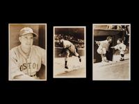 A Collection of Original 1930s George Burke Photo Post Cards Including Iconic Charlie Grimm / Paul Dominick Image