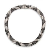 DIAMOND AND BLACK DIAMOND NECKLACE
