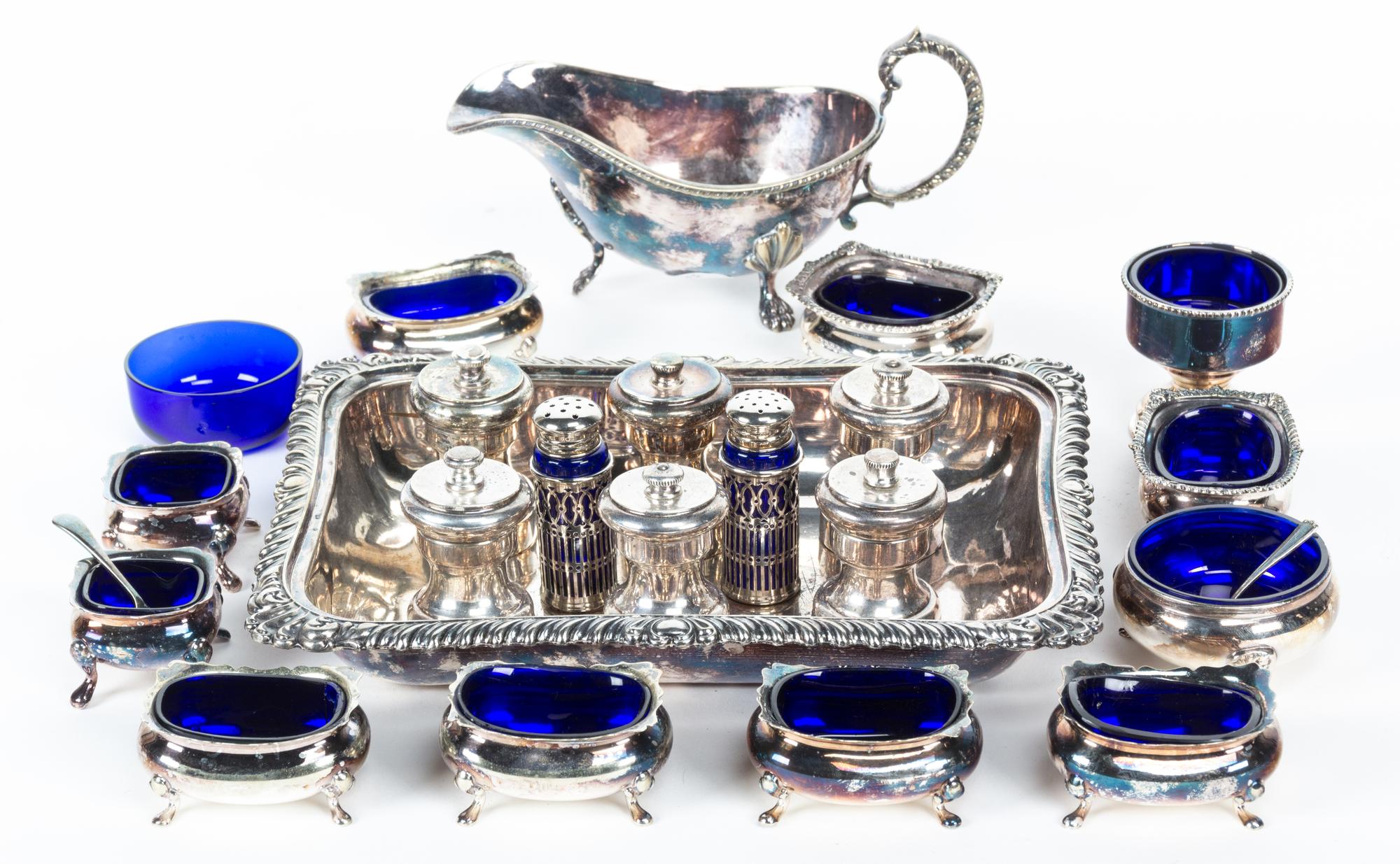 A Group of Miscellaneous Silver Plate and Sterling Articles