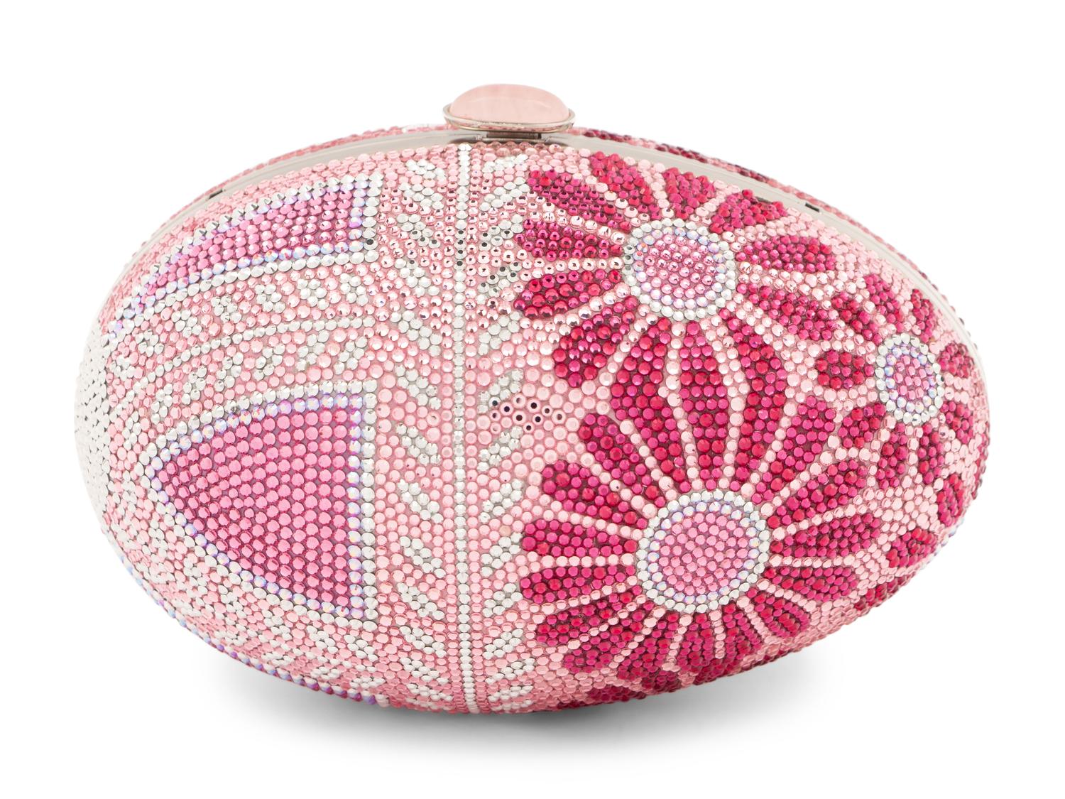 Judith Leiber Pink Egg Minaudière