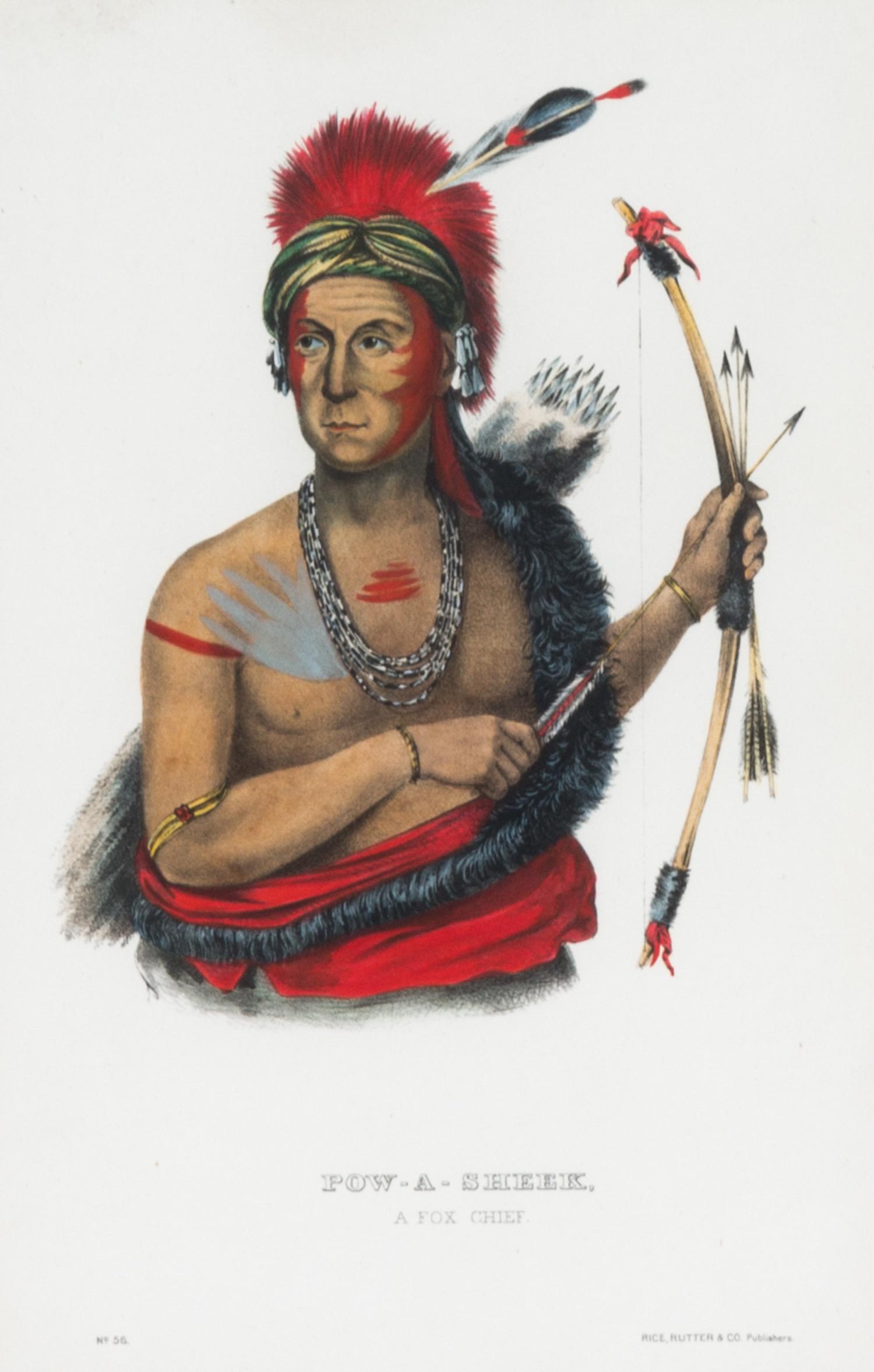 MCKENNEY AND HALL. A group of three portraits of American Indians.