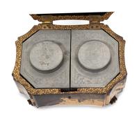 A Chinese Export Lacquer Tea Caddy — 19TH CENTURY