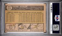 A 1961 Topps Hank Aaron Baseball Card No. 415 (PSA 4 VG-EX)