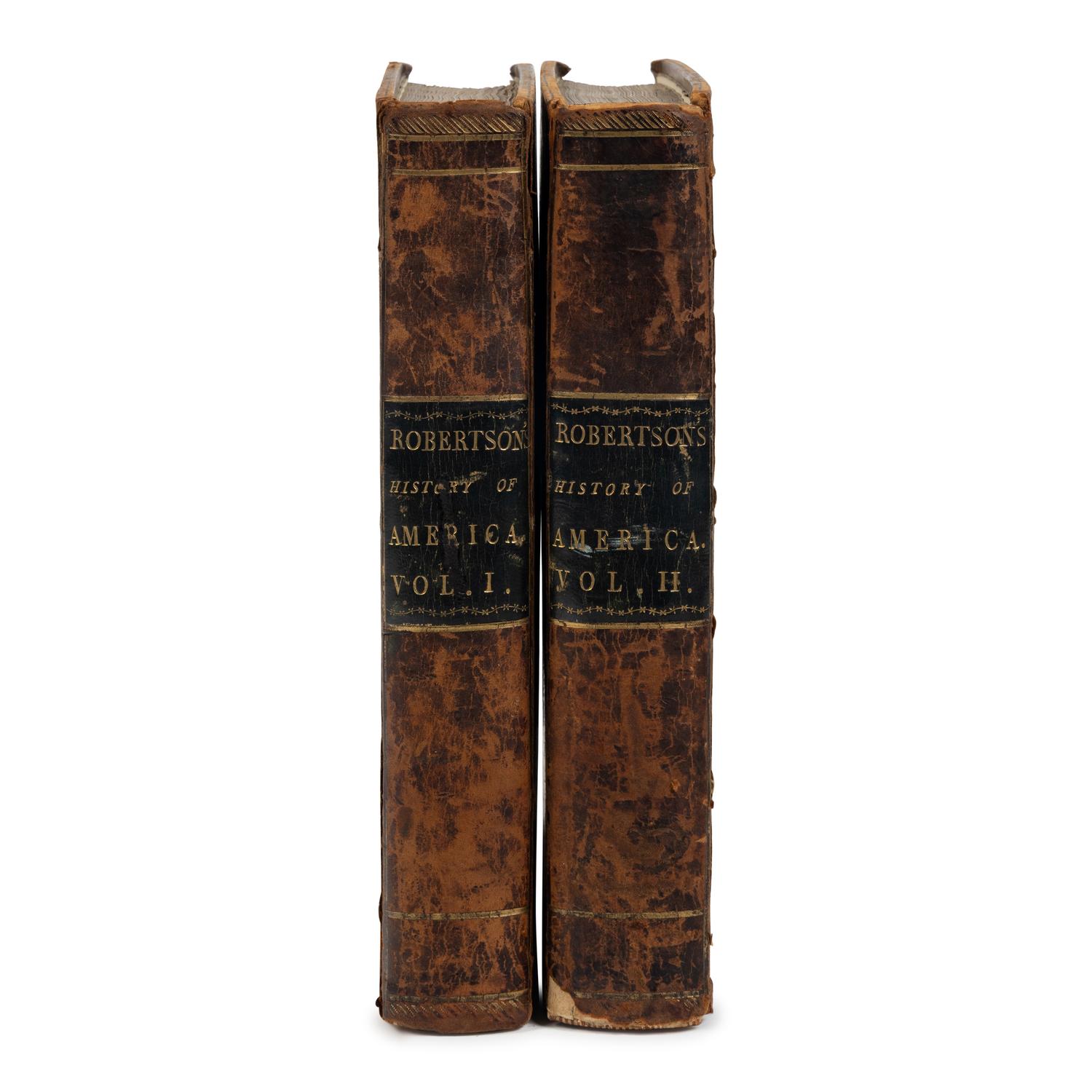 Robertson, William (1721-1793). The History of America . London: Printed for W. Strahan, et al., 1778.