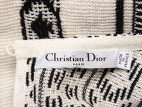 Christian Dior, Black & White Knit Midi Dress