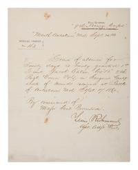 [CIVIL WAR]. A group of items related to Brevet Brigadier General Lewis RICHMOND (1824-1894).