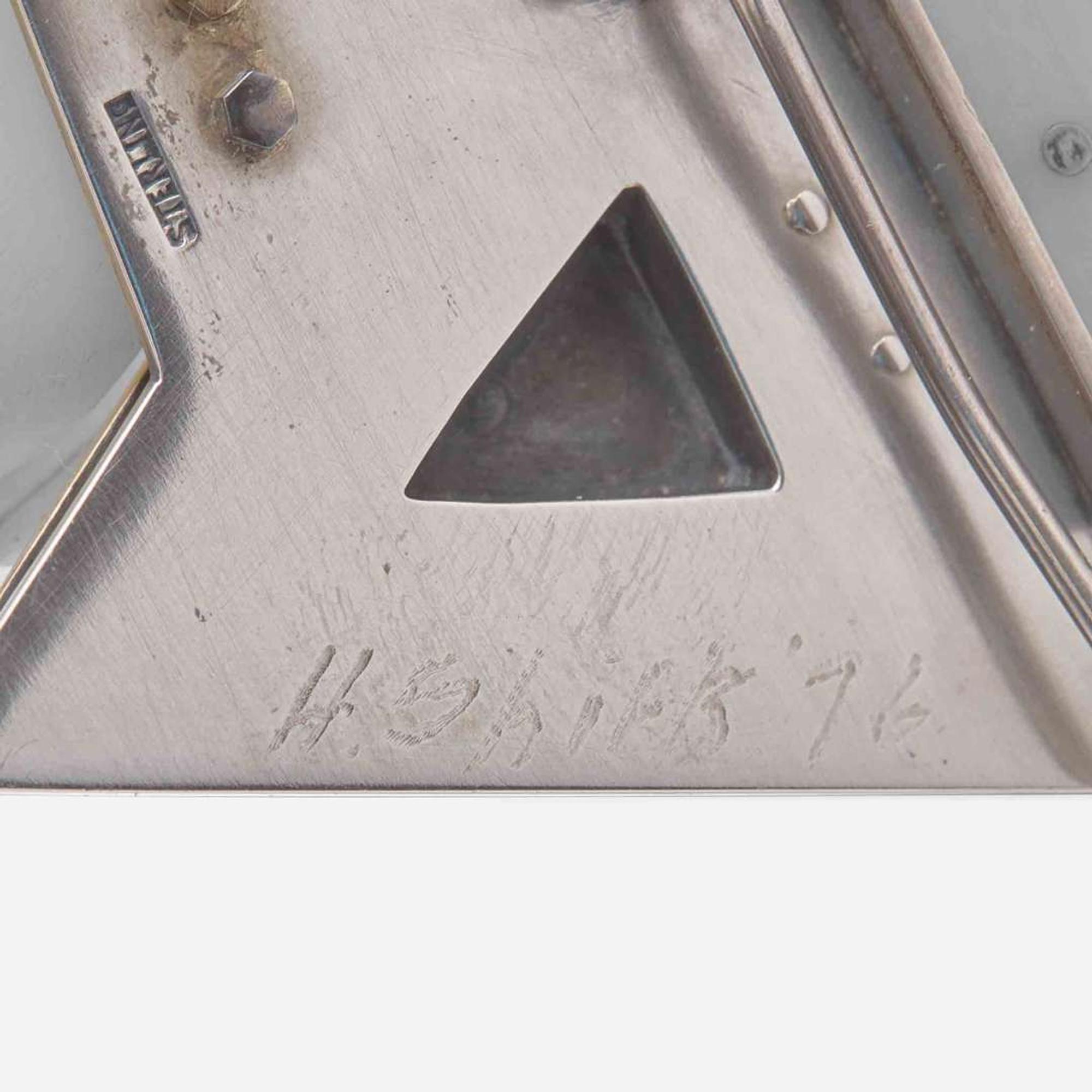 Helen Shirk (American, b. 1942) Sterling and Acrylic Brooch, USA, 1976