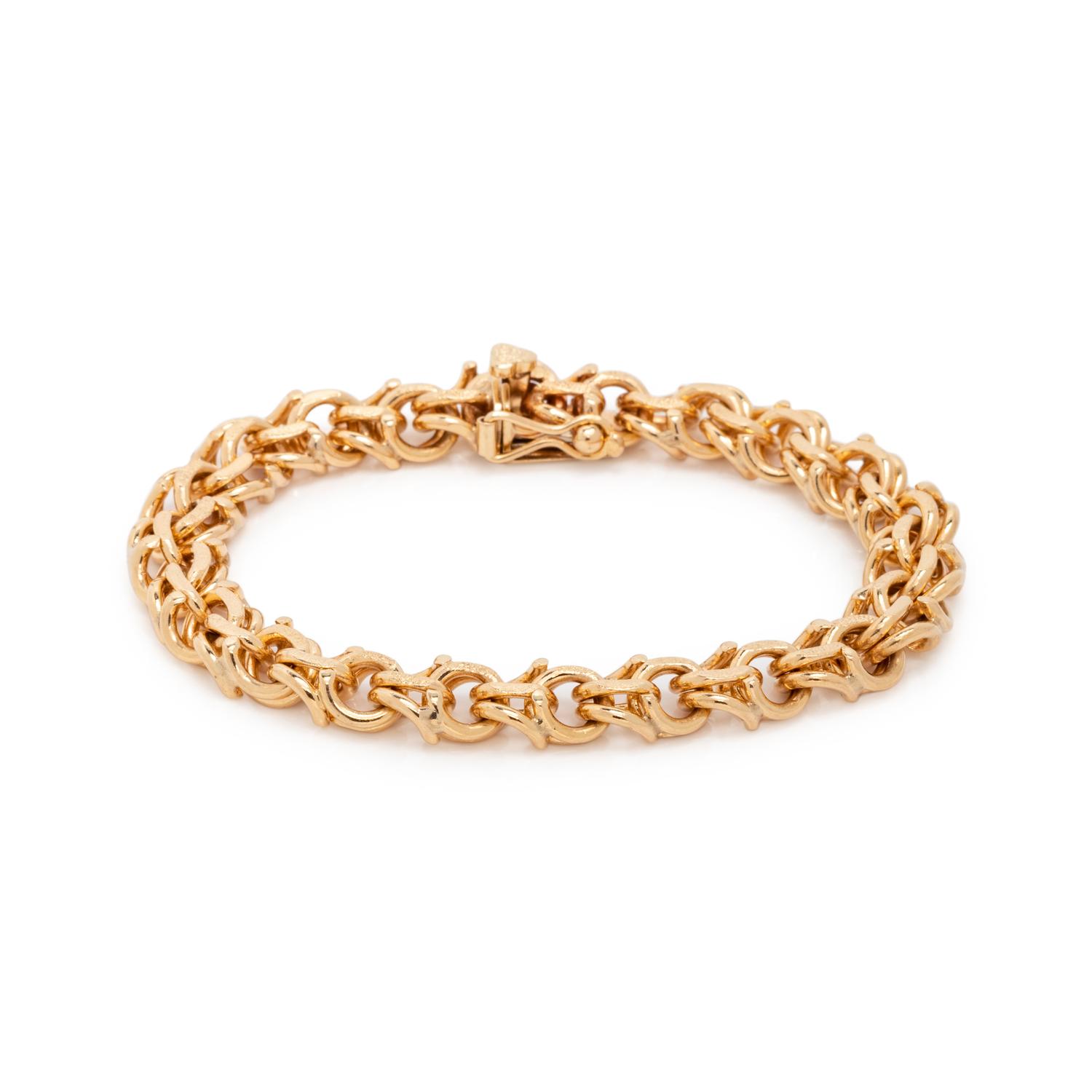 YELLOW GOLD BRACELET