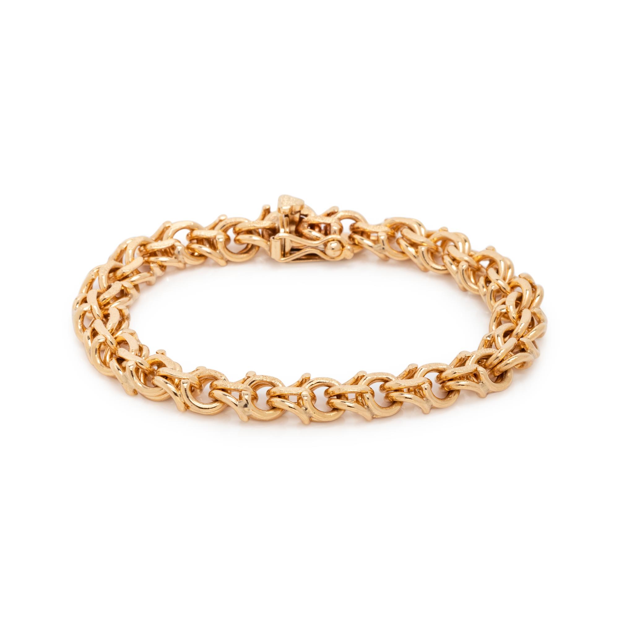 YELLOW GOLD BRACELET