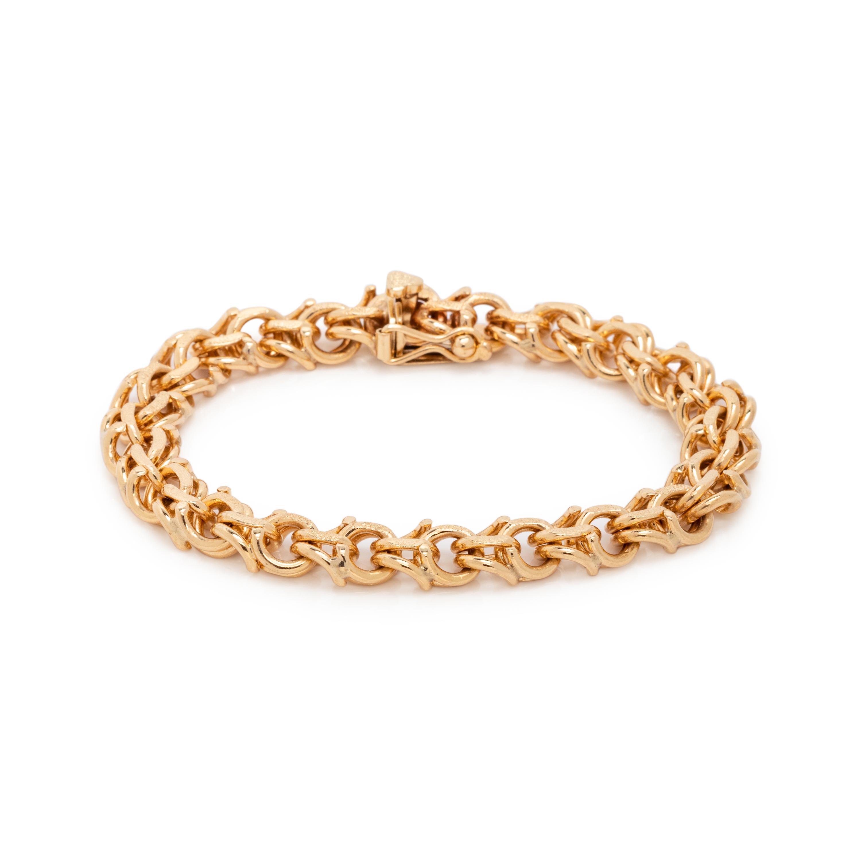 YELLOW GOLD BRACELET