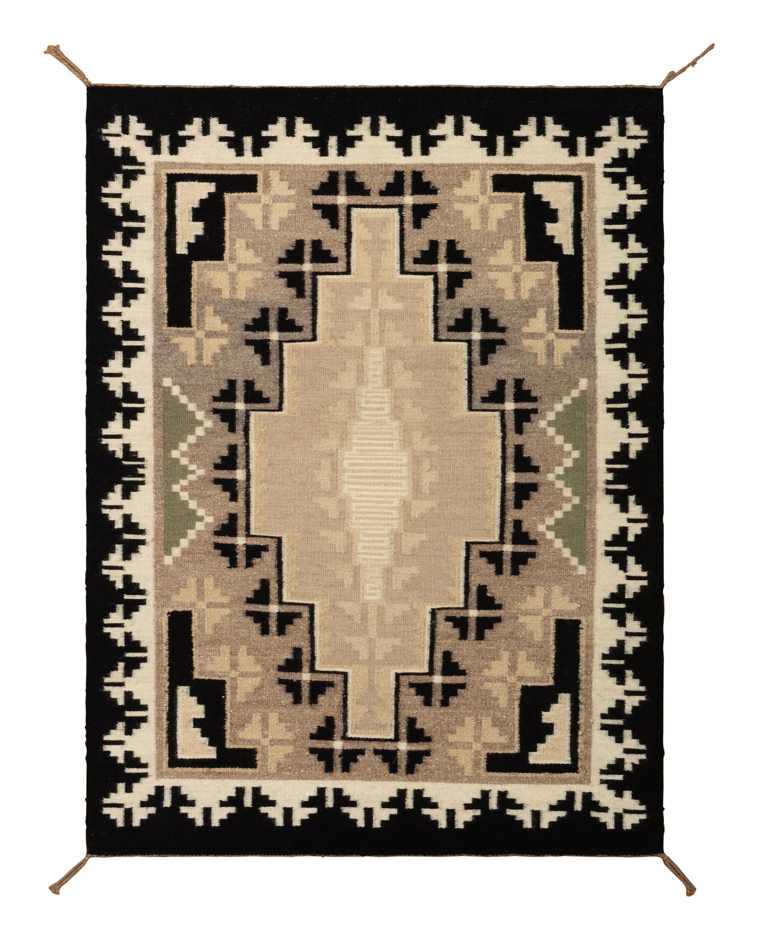 Navajo Two Grey Hills Weavings / Rugs