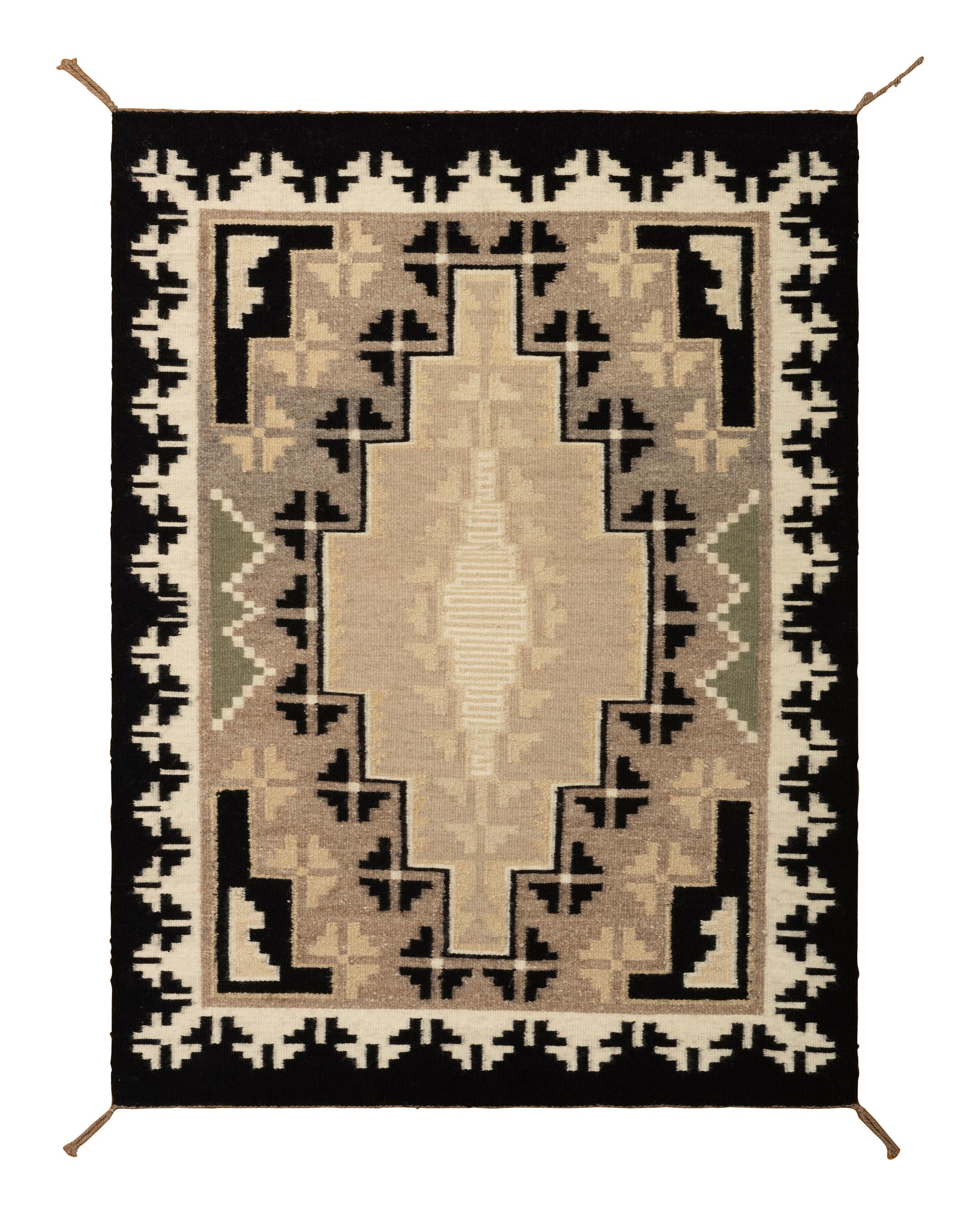 Navajo Two Grey Hills Weavings / Rugs