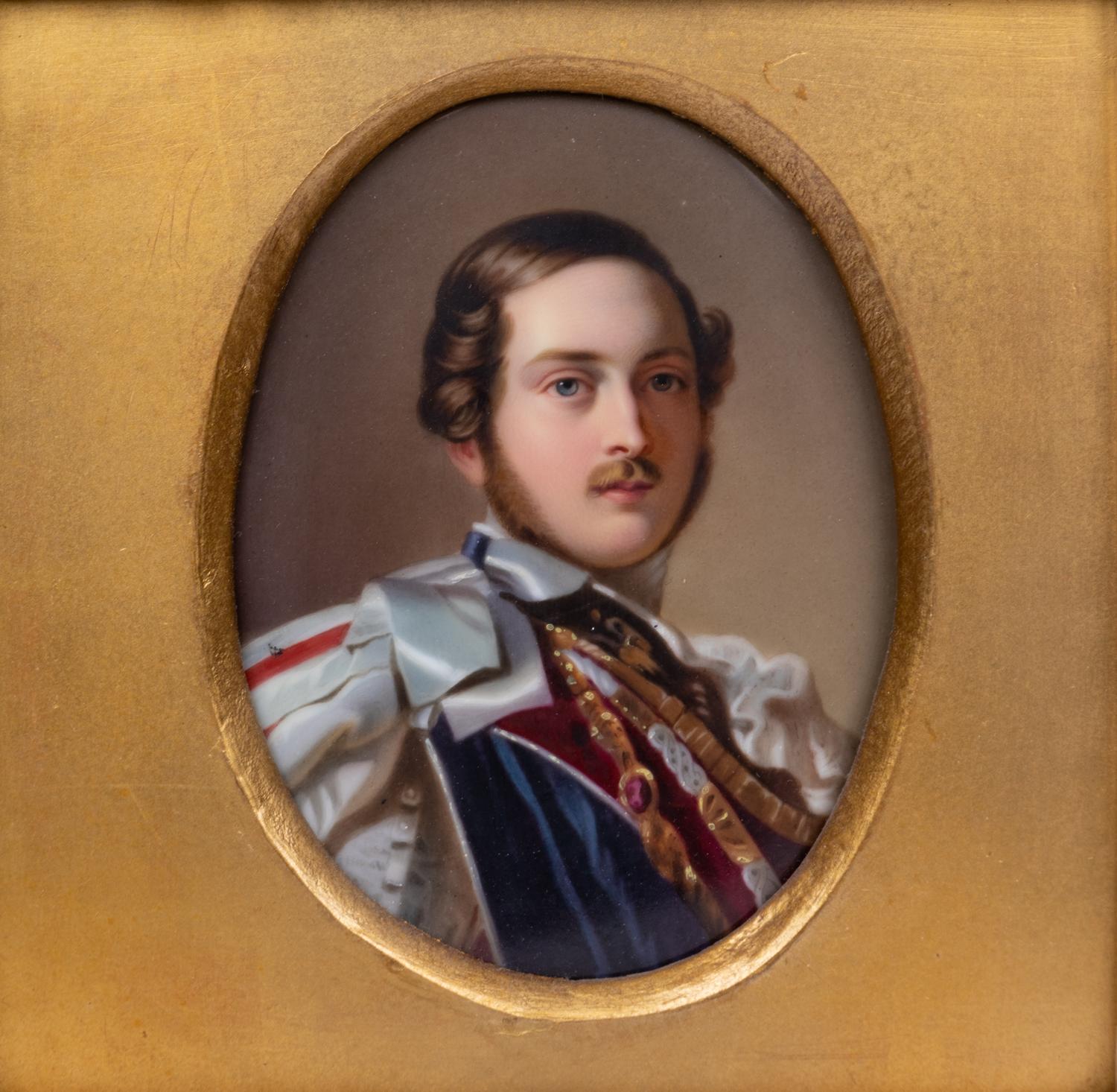A Continental Porcelain Plaque