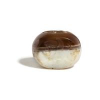 A Sasanian Banded Agate Stamp Seal