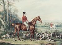 Five Prints depicting Various Dog Breeds Largest: 16 1/2 x 22 1/2 inches.