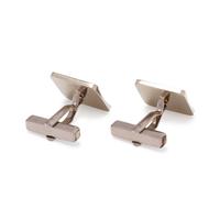 WHITE GOLD AND DIAMOND CUFFLINKS