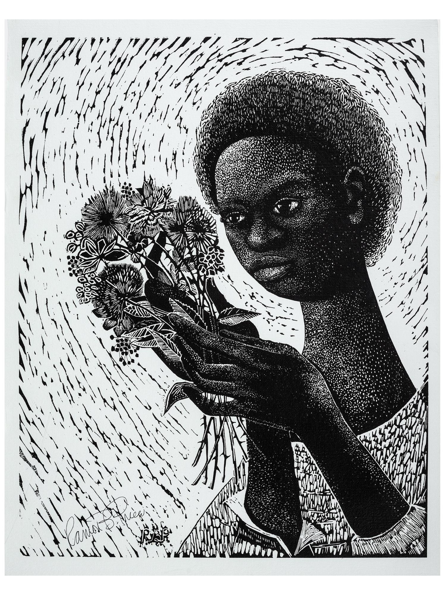 BURROUGHS, Margaret Taylor Goss (1915-2010). A group of prints after earlier editions, including "Harriet Tubman," "Mother Africa," and "Madonna."