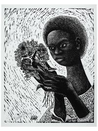 BURROUGHS, Margaret Taylor Goss (1915-2010). A group of prints after earlier editions, including "Harriet Tubman," "Mother Africa," and "Madonna."