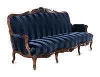A Louis XV Style Rosewood Sofa