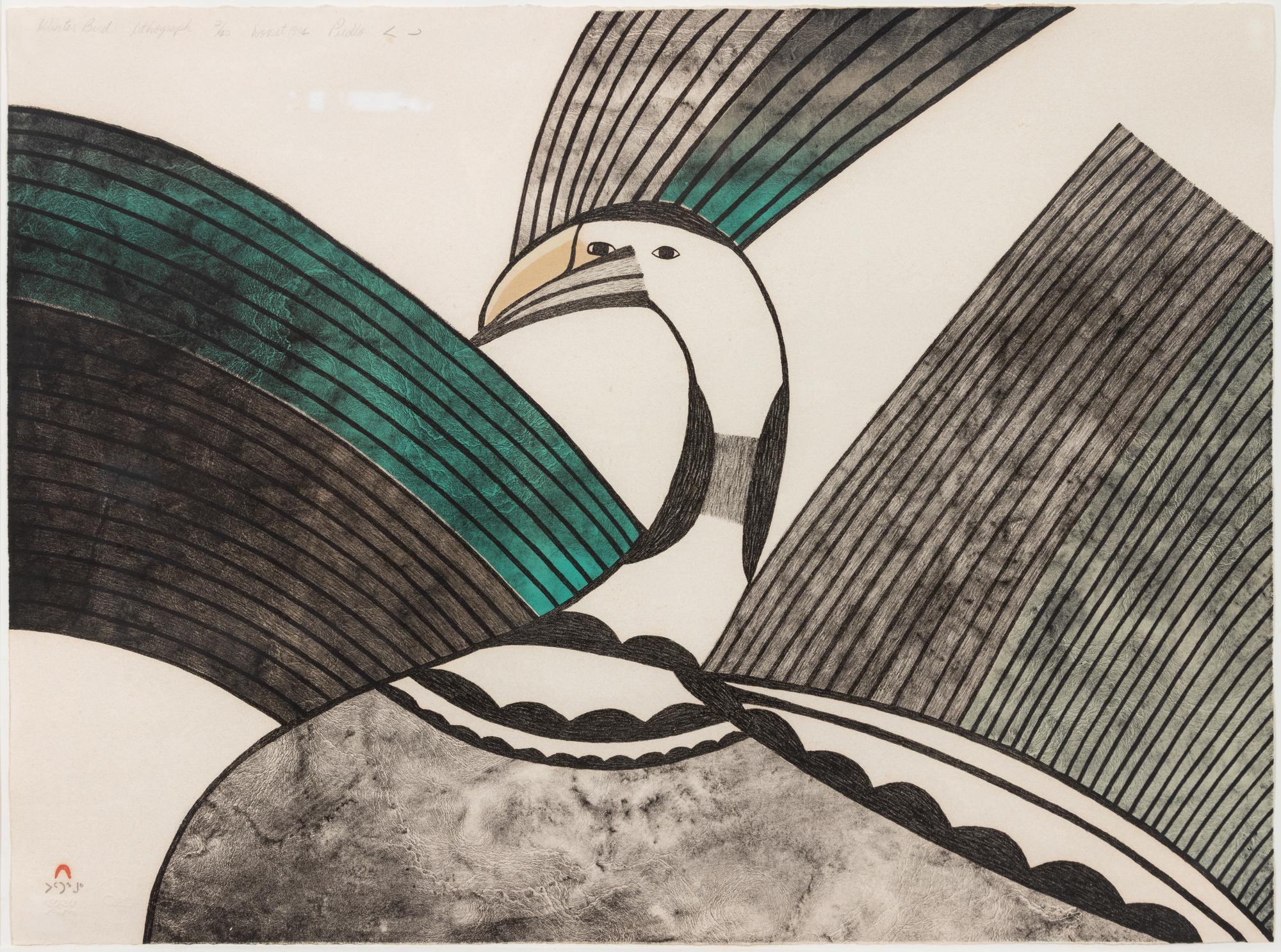 Pudlow Pudlat, Inuit, Dorset, Winter Bird, 1984