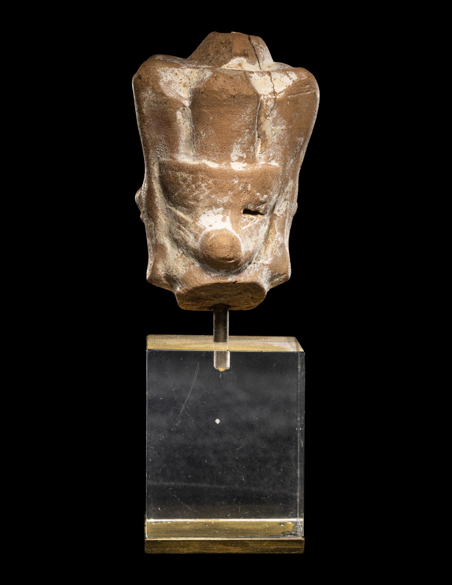 A Ghandaran Terracotta Head of a Woman