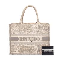 CHRISTIAN DIOR, TOILE DE JOUY BOOK TOTE & WALLET