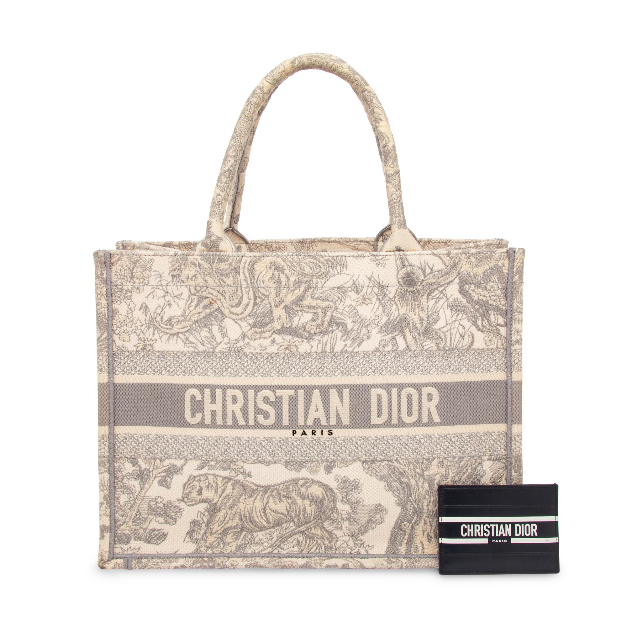CHRISTIAN DIOR, TOILE DE JOUY BOOK TOTE & WALLET