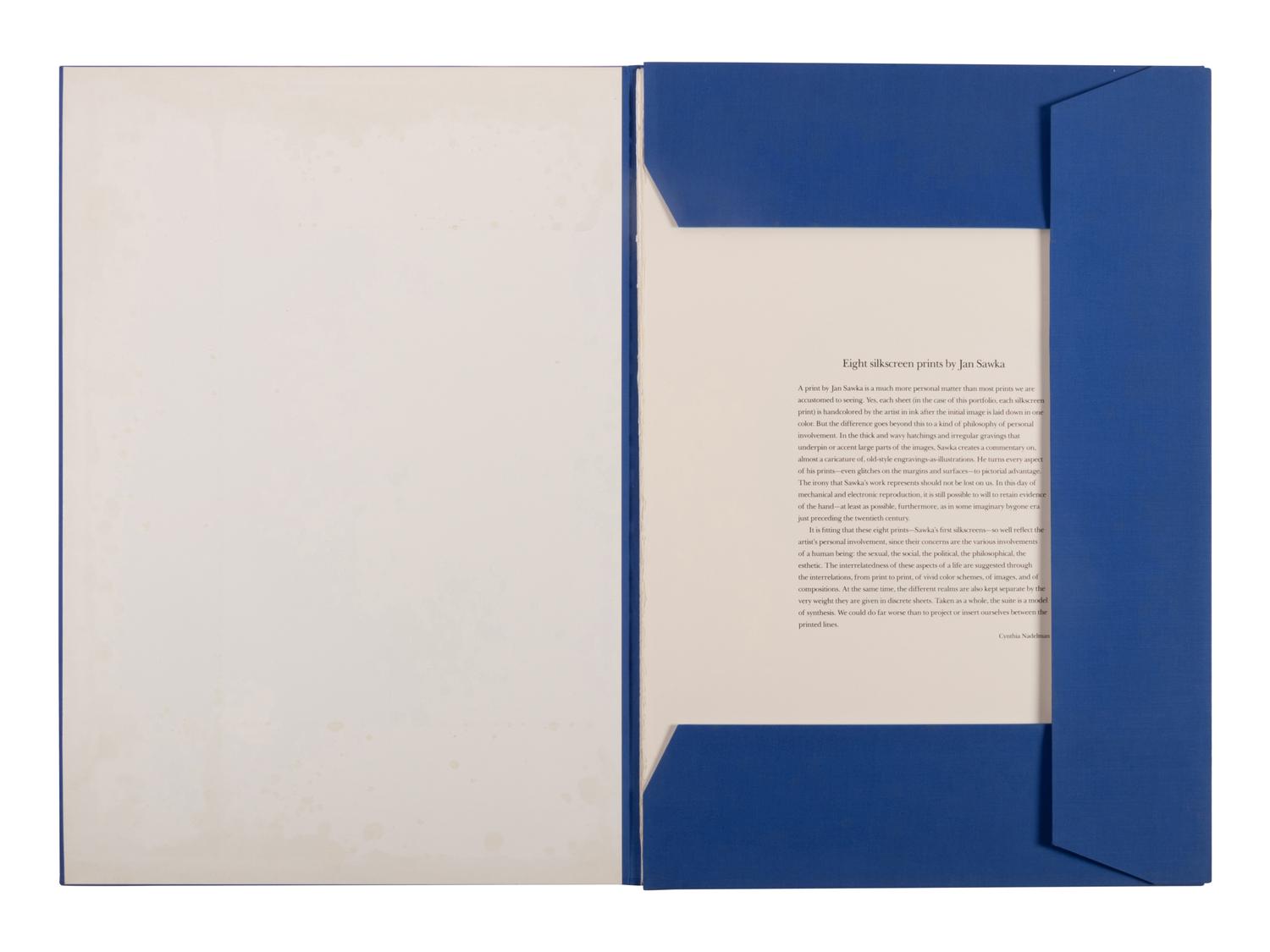 Eight Silk Screens (complete portfolio including cloth case)