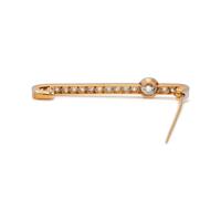 J.E. CALDWELL, EDWARDIAN, DIAMOND BAR BROOCH
