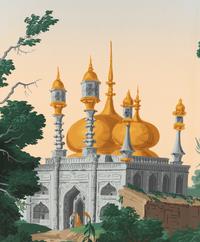 Three Zuber Wallpaper Panels