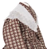 Collection of Four Sleeves, One Shawl, and One Dickey, 1840-90