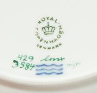 Two Royal Copenhagen Flora Danica Porcelain Table Articles