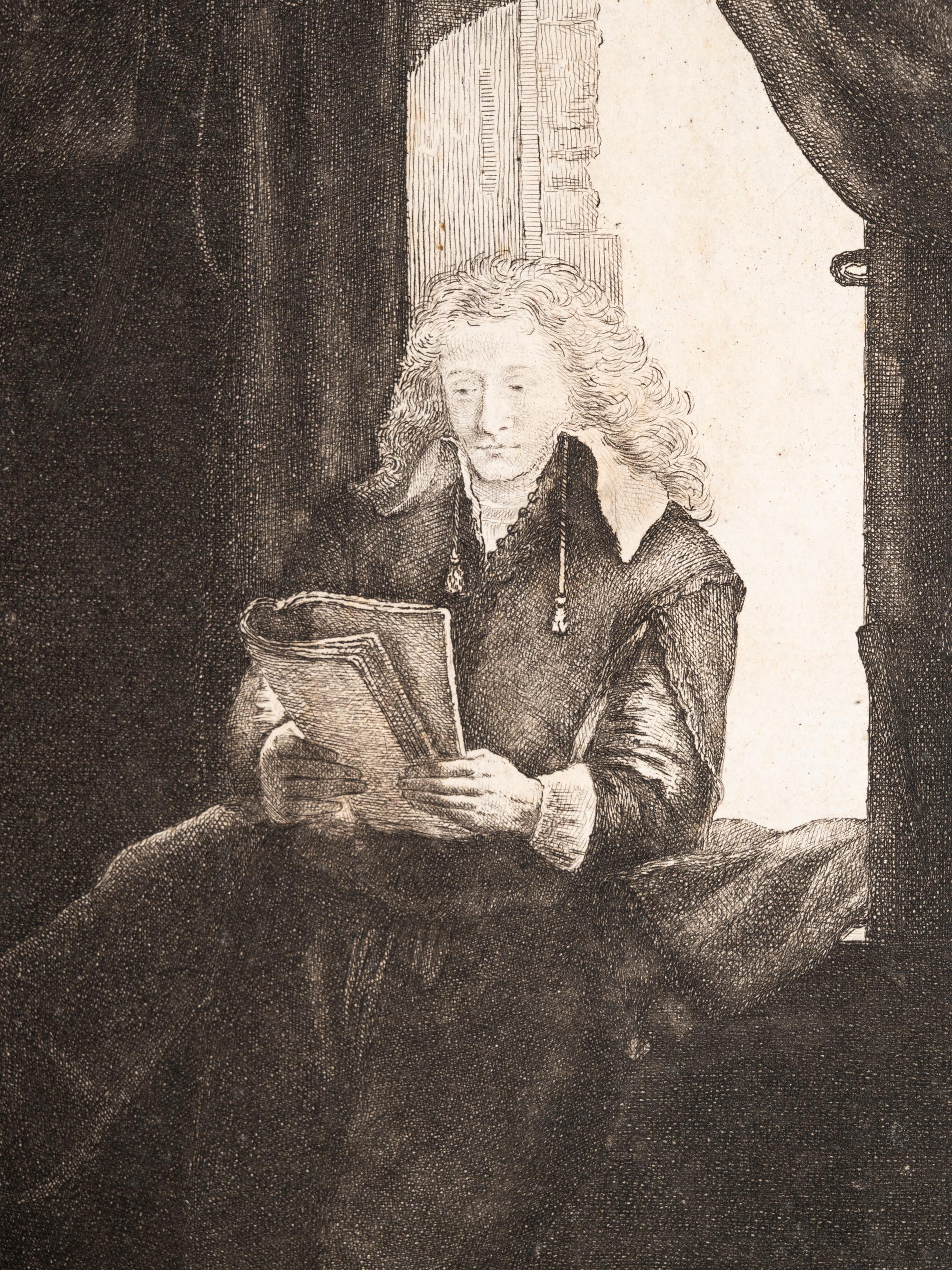 A group of three prints after Rembrandt