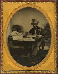 [Ambrotype] A Rare Occupational of a Patent Attorney