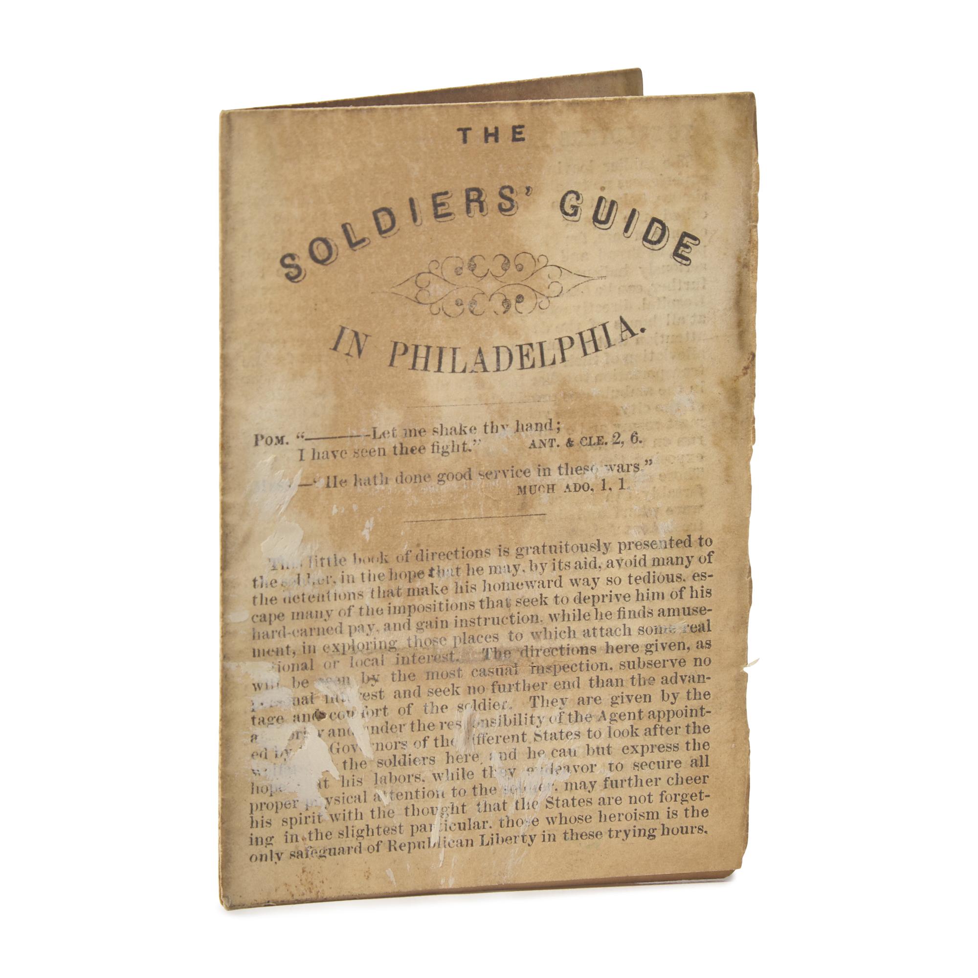 [Civil War] The Soldiers' Guide in Philadelphia