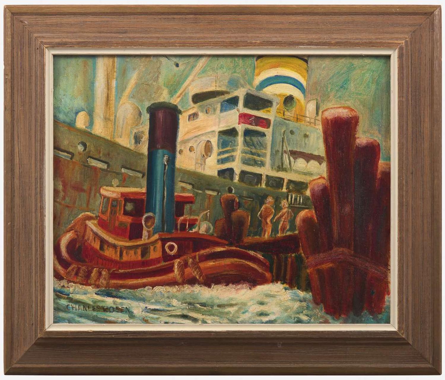 Charles Rosen (American, 1878-1950) - New York Harbor