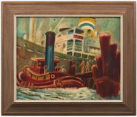 Charles Rosen (American, 1878-1950) - New York Harbor