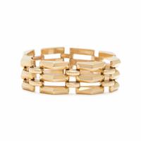 VINTAGE, YELLOW GOLD BRACELET